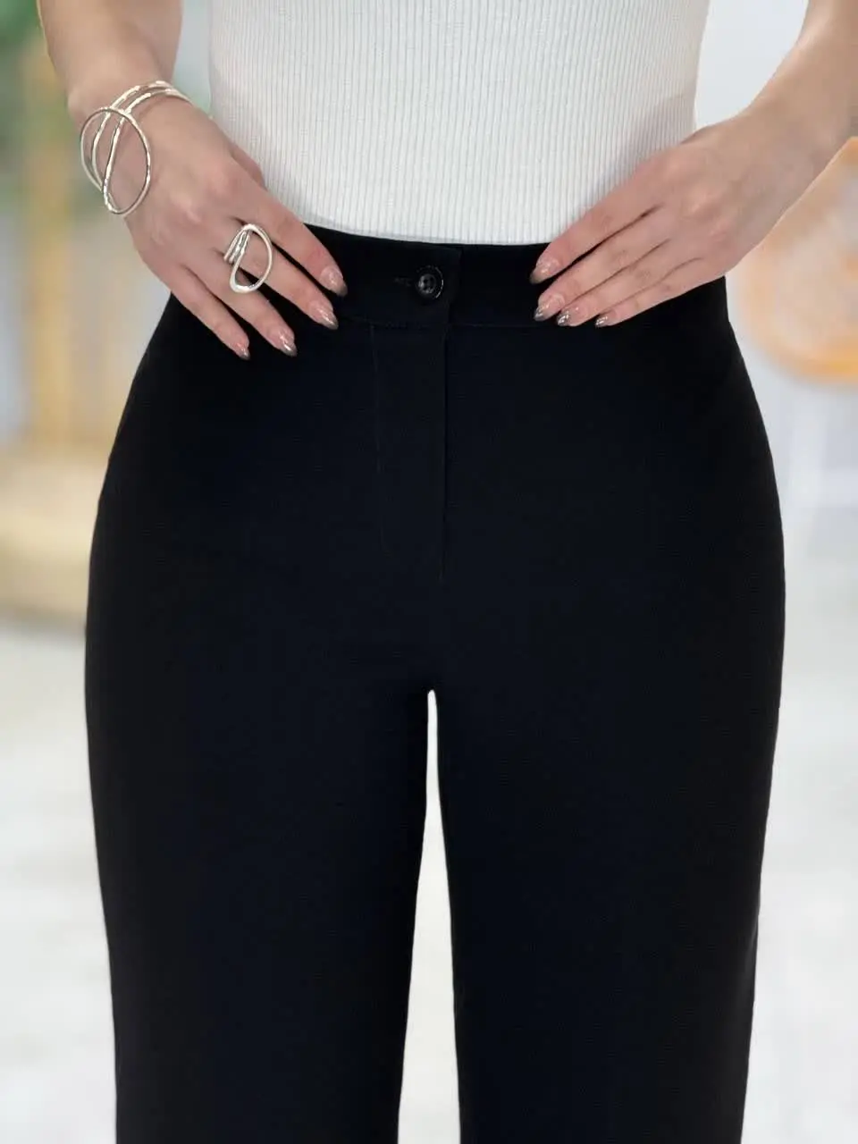 3482-شلوار کرپ مرویجت راسته